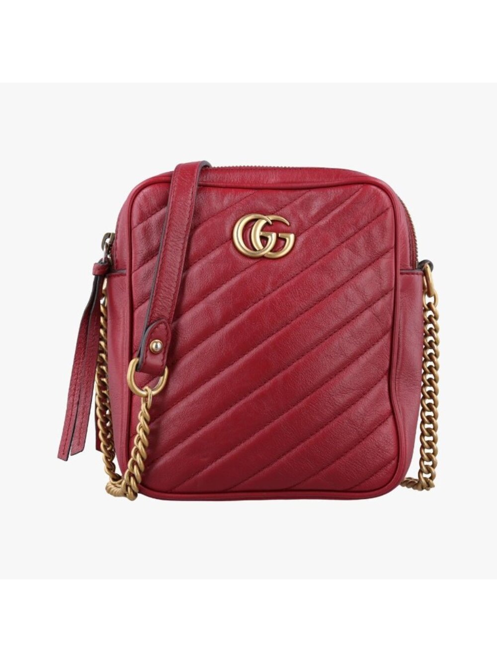 Gucci GG Marmont Red Leather